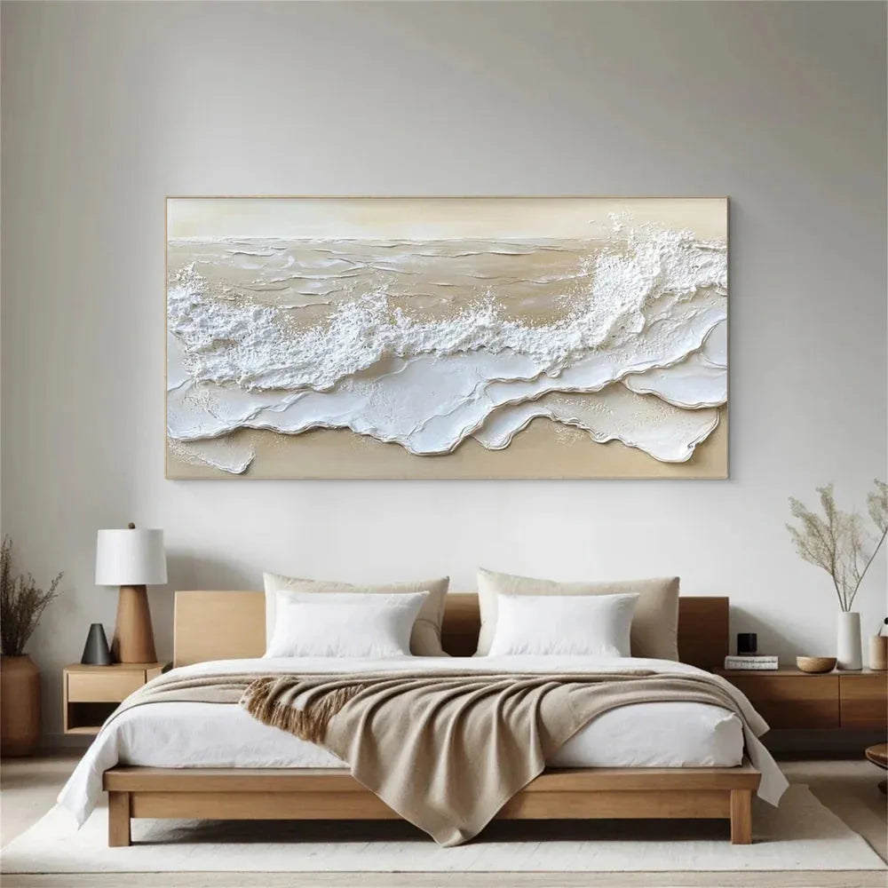 Ocean And Sky Textured Painting Canvas #OS039