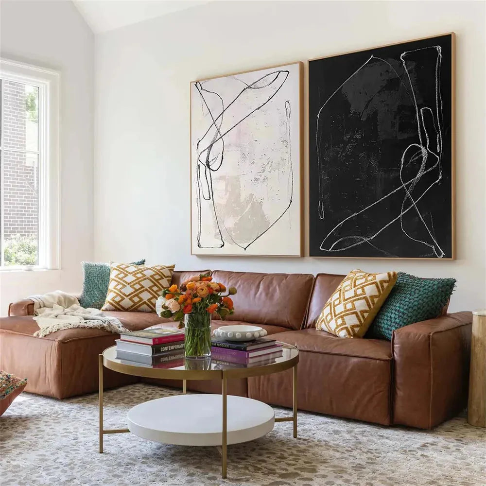 Wabi Sabi Canvas Art Set of 2 #WS039