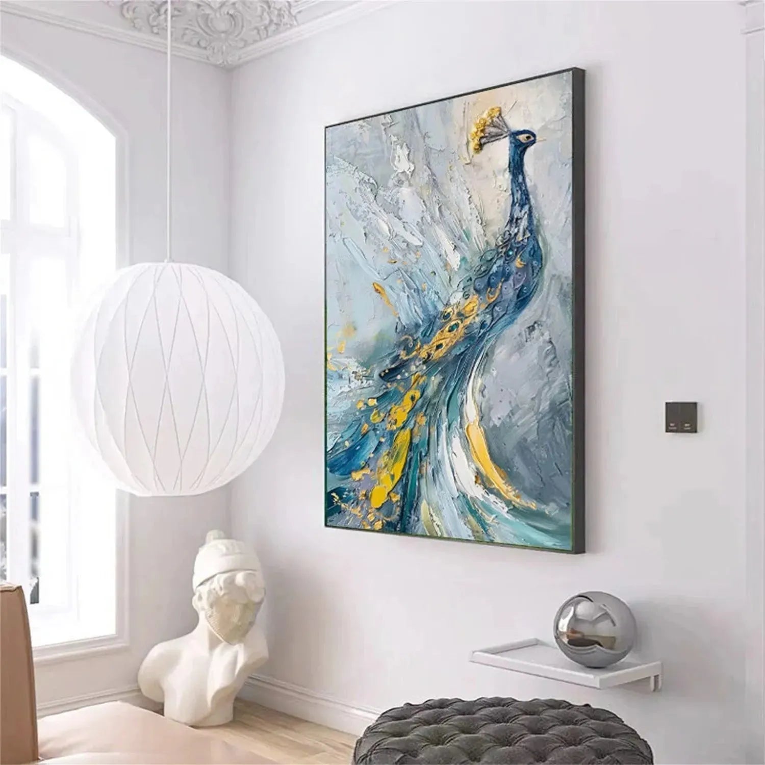 Animal Textured Canvas Art Painting #AC013