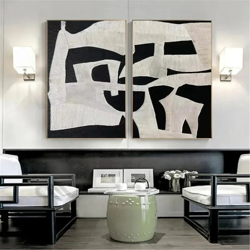 Wabi Sabi Canvas Art Set of 2 #WS042