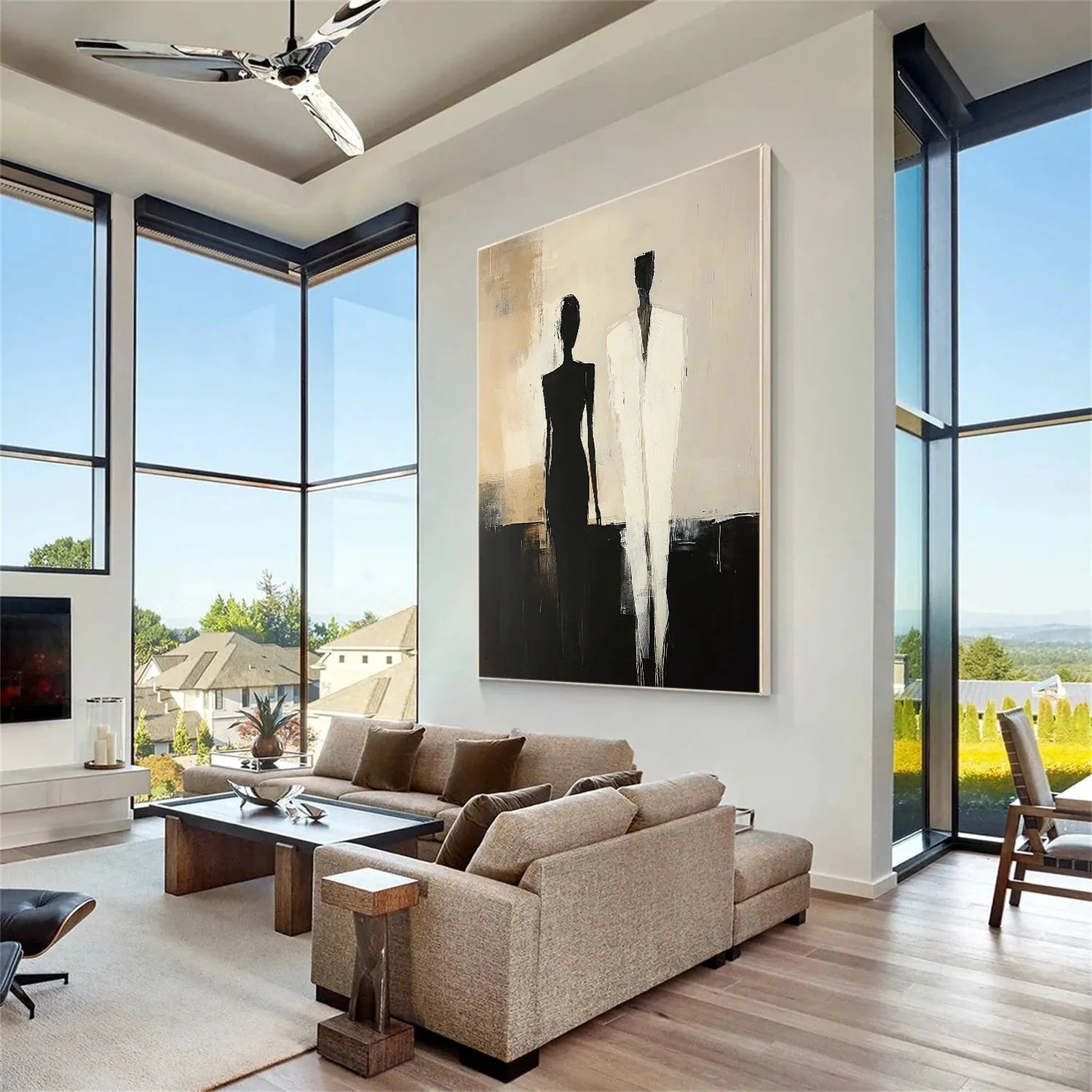 Contemporary Abstract Minimalist Wall Art #CW005