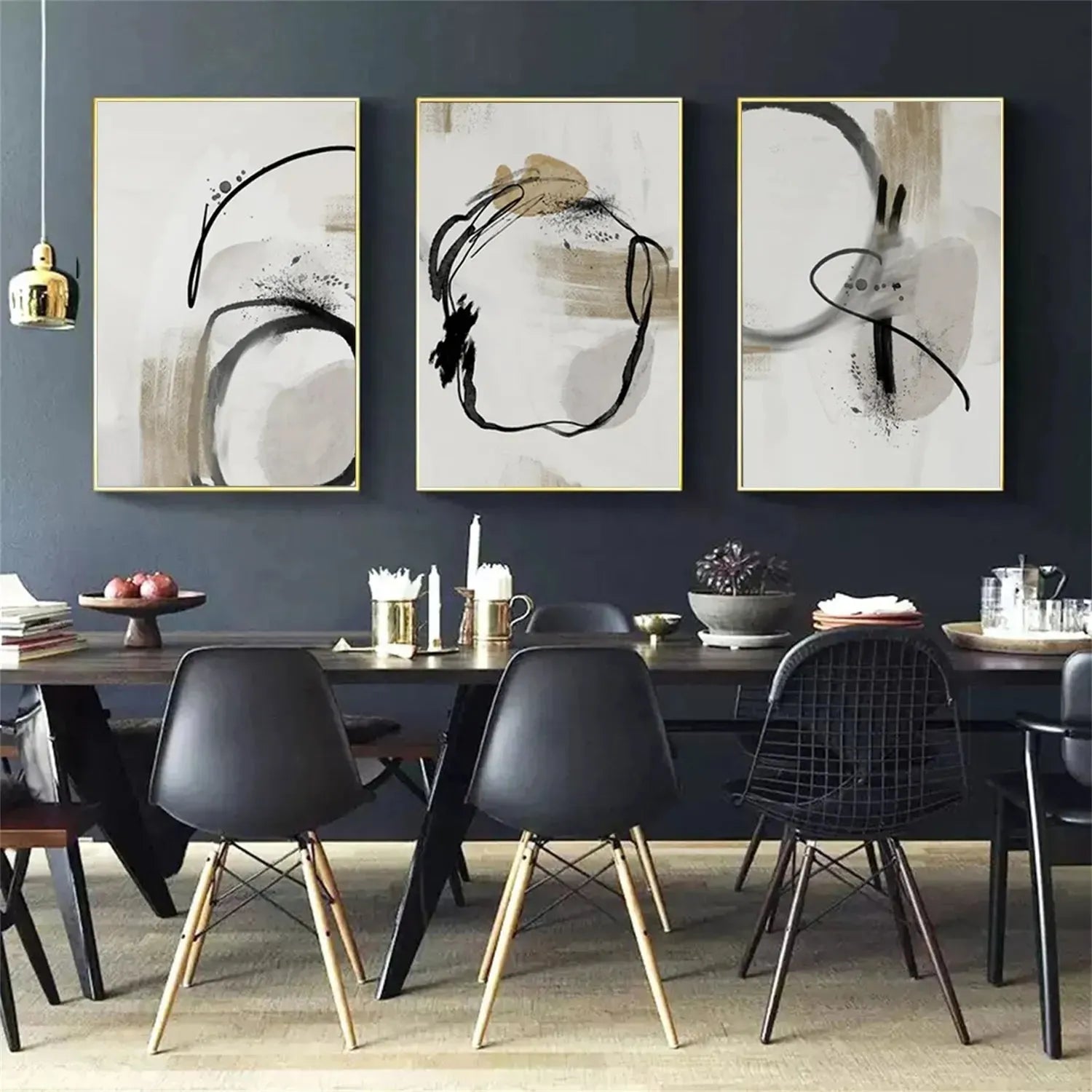 Abstract Painting Set of 3 #AB212