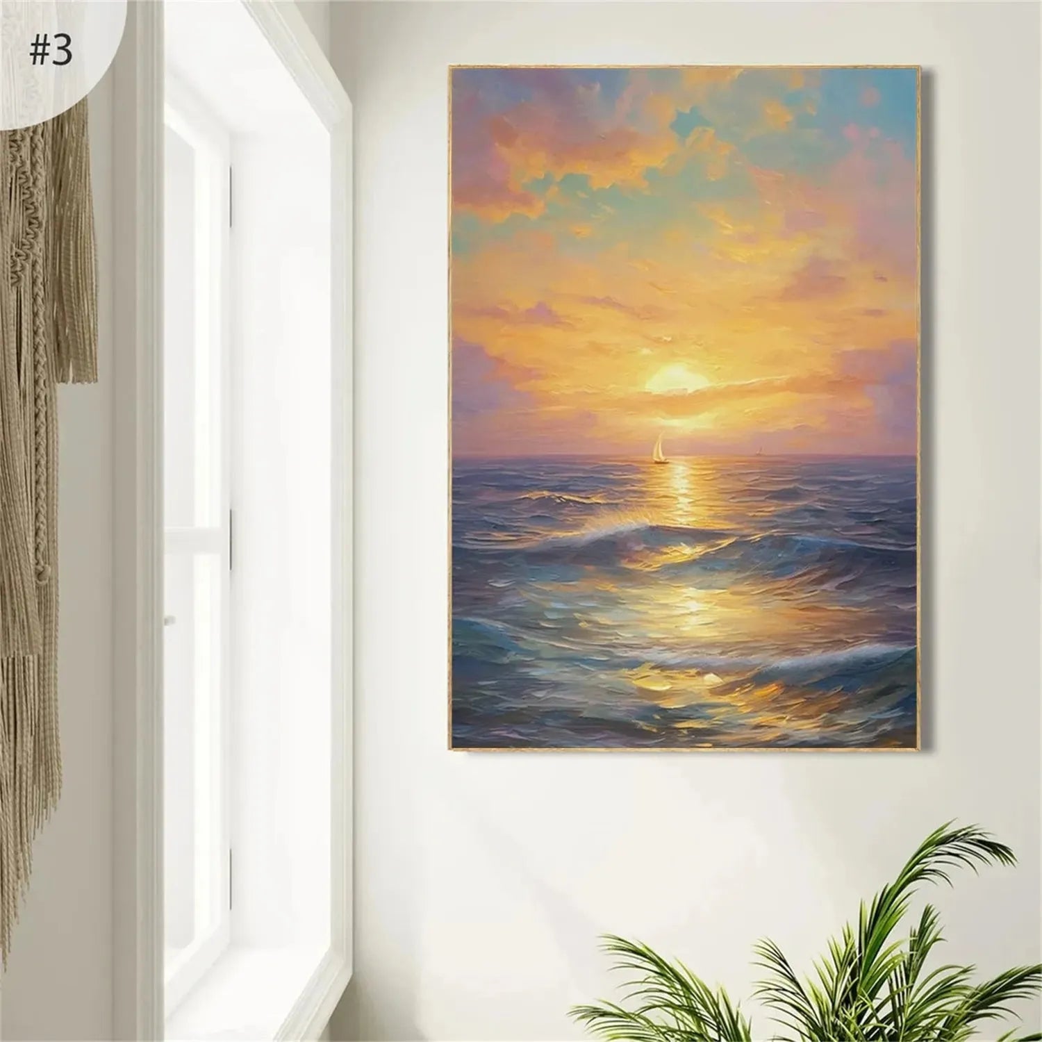 Ocean And Sky Painting Set of 3 #OS 215