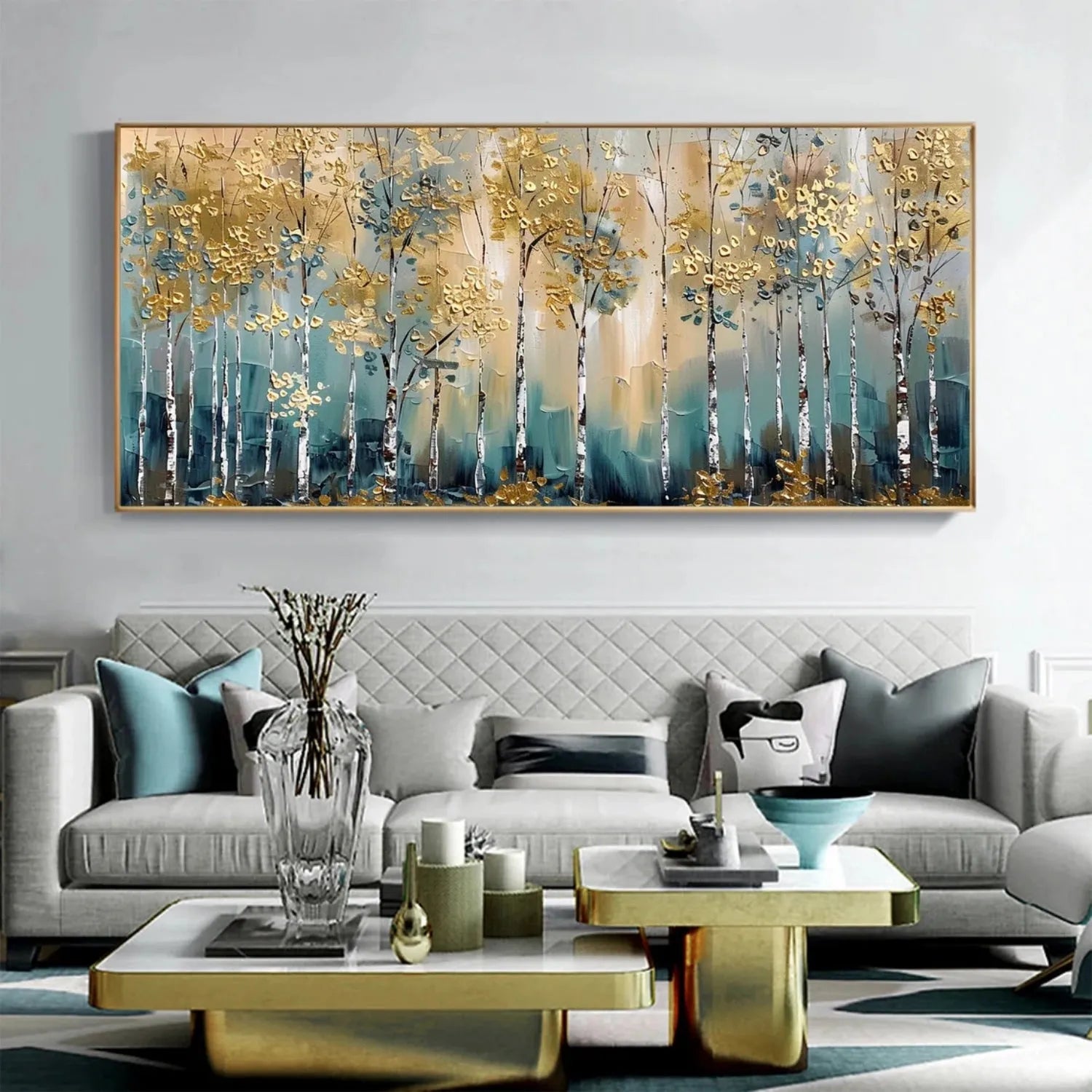 Tree Abstract Textured Wall Art #TP043