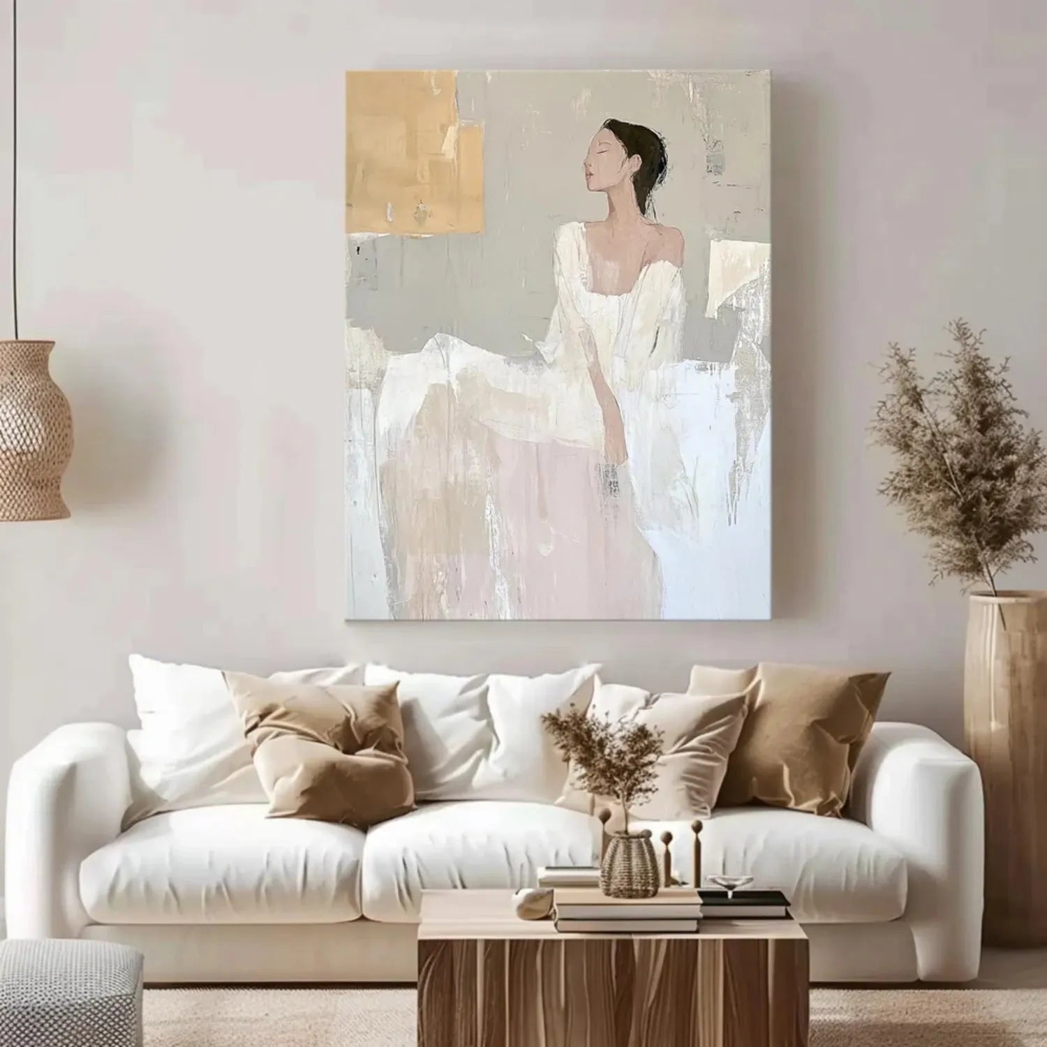 Abstract Portrait Canvas Art #AE022